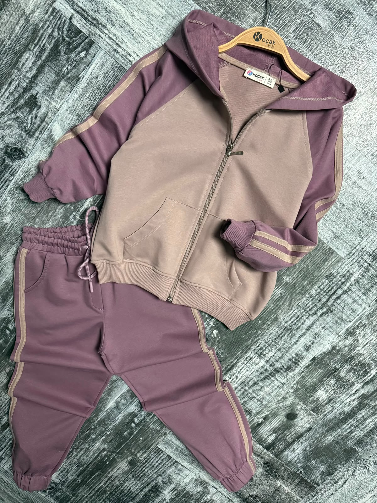 Set, Zweiteiler, Kapuzenjacke mit Reißverschluss Jogginghose
