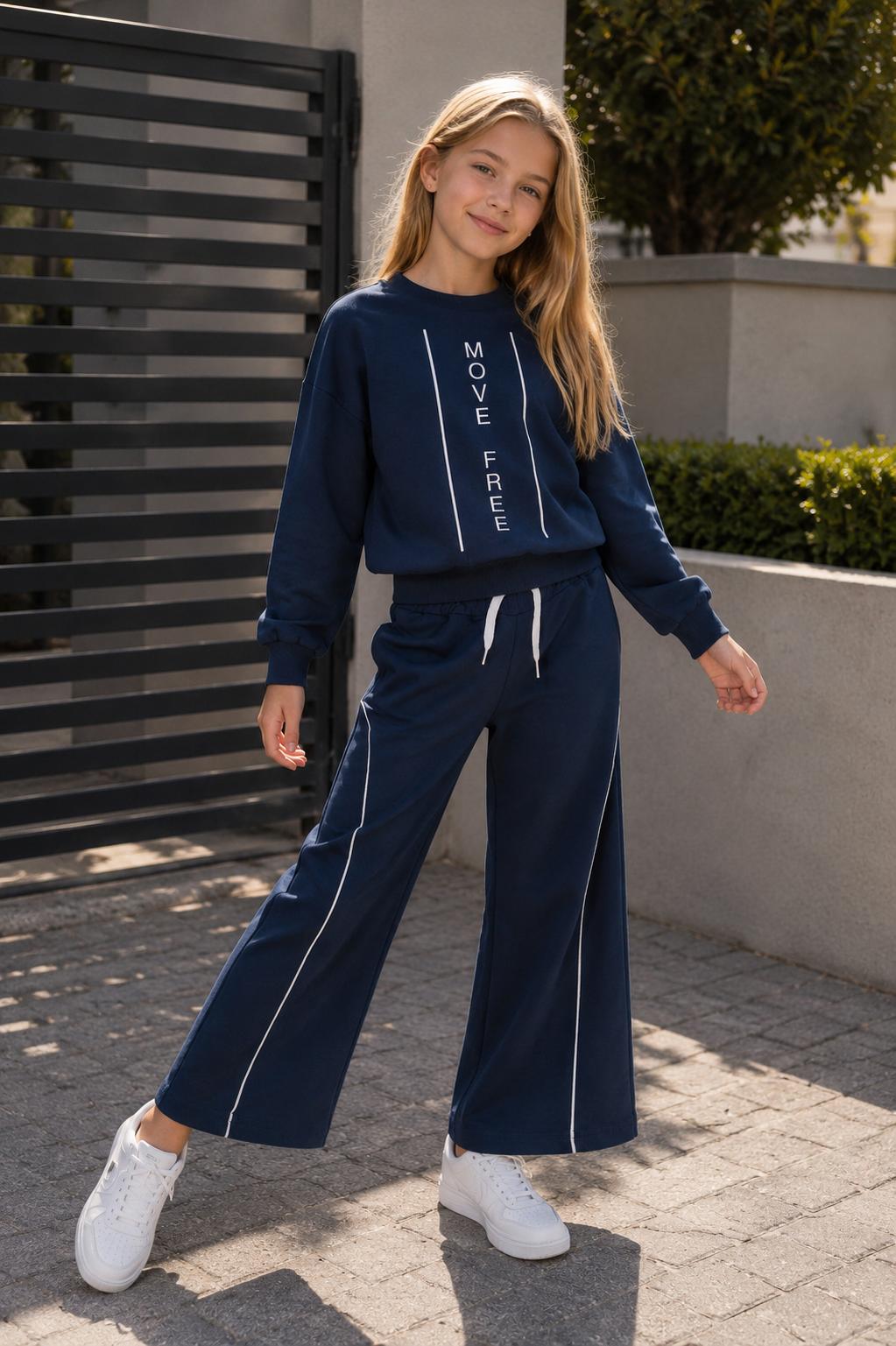 Mädchen-Set "Move Free"- 2-teilig in Navy