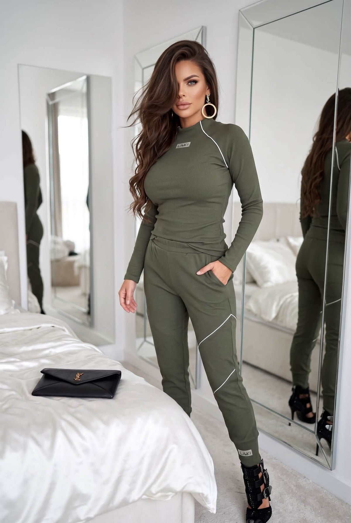 Damen Set „Laki" – Styling mit High Heels, eleganter Look