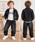 3-teiliges Jungen-Set „Bronx“ – Schwarz